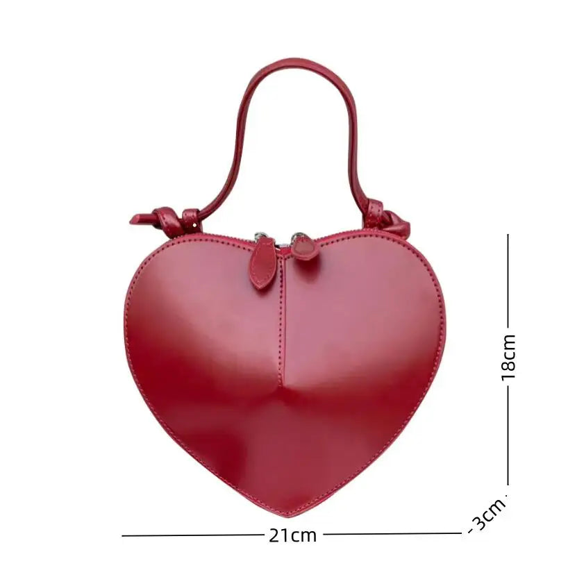 Love Leather Heart Bag