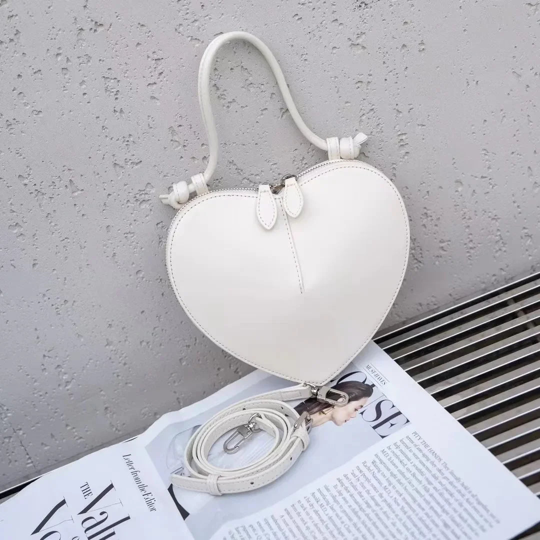 Love Leather Heart Bag