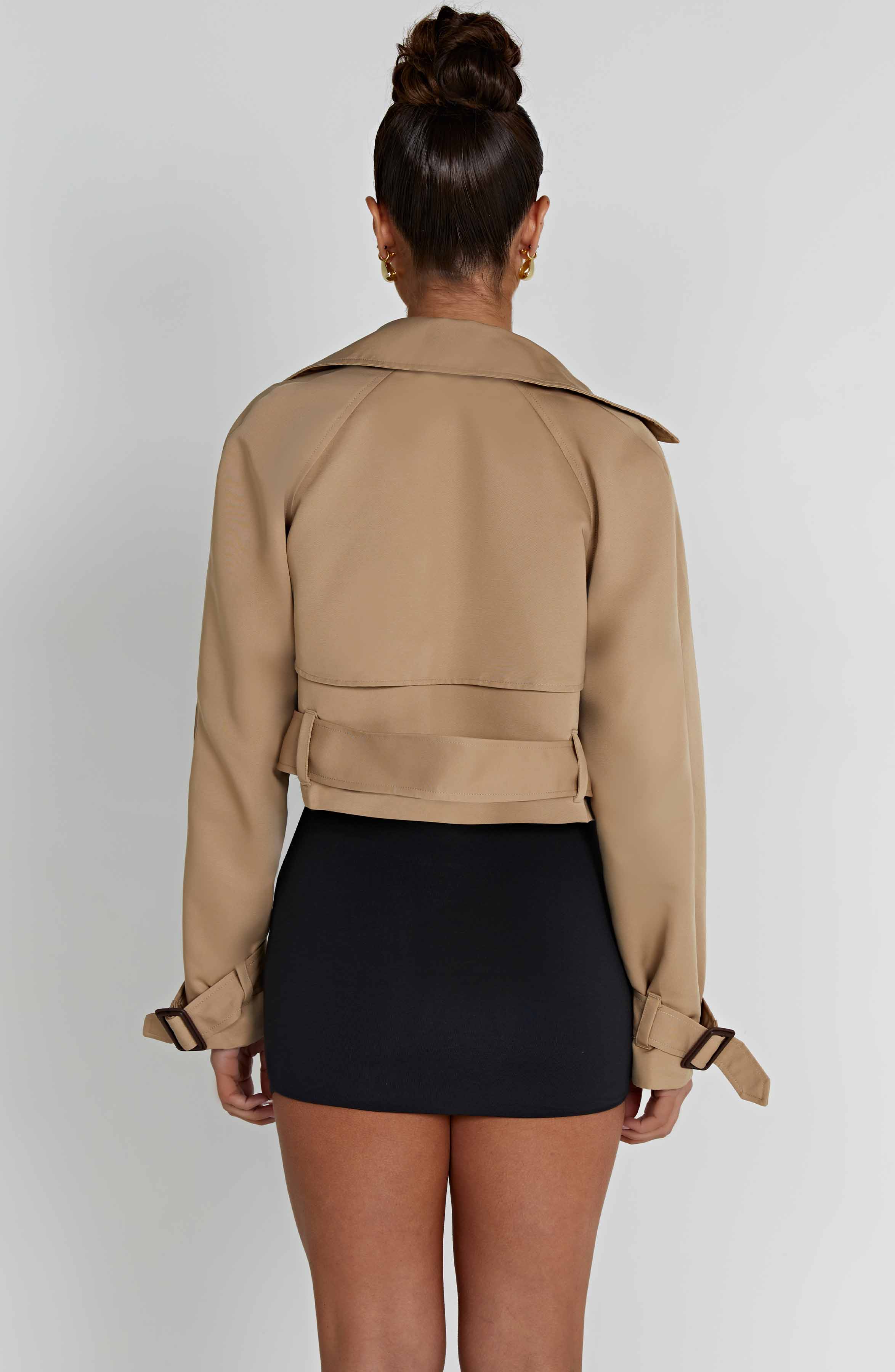 Caprice Cropped Trench Coat